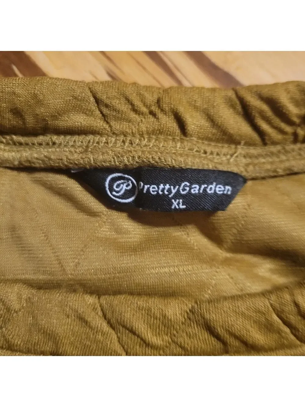 PrettyGarden Quilted 2 Piece Lounge Set XL Green